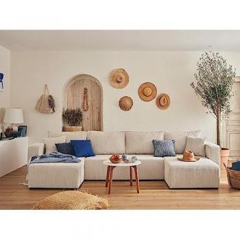Lisa Design Sofa Topaze Weiß