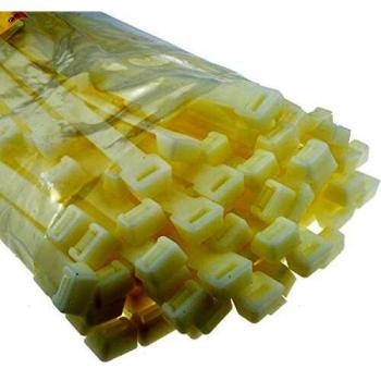 Natural Wide Nylon Cable Ties 300mm x 12.7mm UL Listed 100 Pack