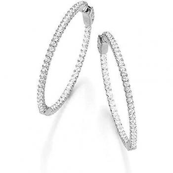 GIORGIO MARTELLO MILANO Creolen mit Zirkonia in Silber 925