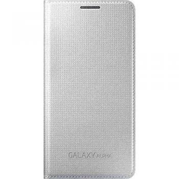 Samsung EF-FG850BWEGWW Flip Cover per Galaxy Alpha, Bianco