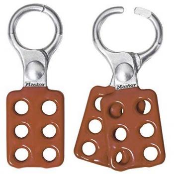 Crochet de Consignation Multi-Points Master Lock 416 avec Poignée Plastique pour 6 Cadenas
