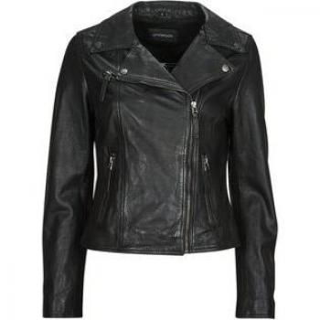 Oakwood CLIPS Ladies' Black Leather Jacket