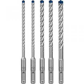 EXPERT SDS plus-7X Hammerbohrer-Set, 6/6/8/8/10 mm, 5-tlg. Für Bohrhämmer