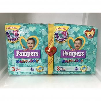 Pampers Baby Dry 58 pannolini (MIDI)