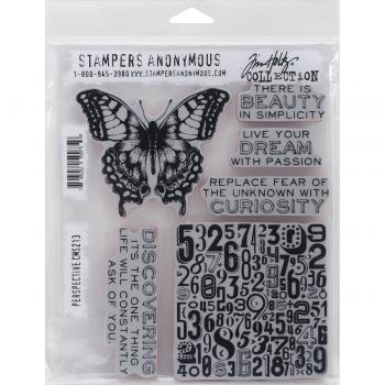 Tim Holtz Cling Stamps 7X8.5 Perspective