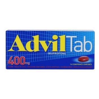 AdvilTab 400 mg 14 Comprimés Enrobés