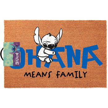 Felpudo Ohana Means Family Lilo & Stitch Disney 60 x 40 cms