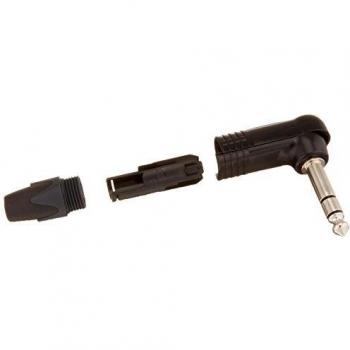 Neutrik NP3RX-BAG connecteur audio 6,35 mm coudé noir
