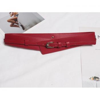 [EAM] Modischer Asymmetrischer Gürtel aus PU-Leder für Frauen