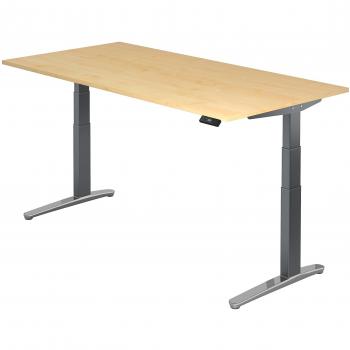 Elektrischer Sitz-Steh-Schreibtisch 200x100cm Ahorn Graphit