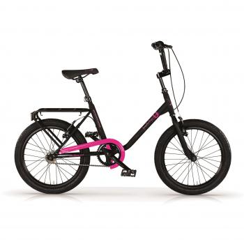 MBM Citybike 20'' Schwarz-Pink