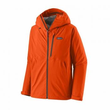Abrigo de lluvia Patagonia Granite Crest hombre color naranja