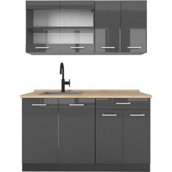 R-Line Vicco Cucina Antracite Lucido 140 cm