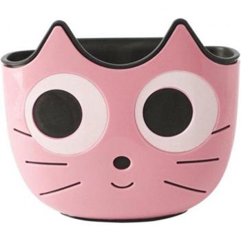 Estante de bolsa Kawaii Cat para fregadero