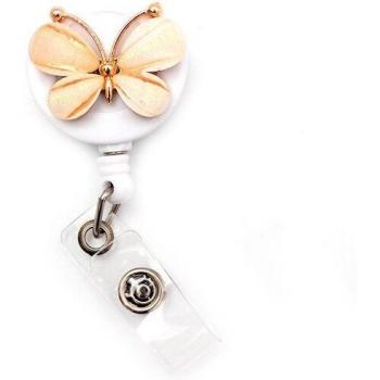 Cristal Butterfly Badge