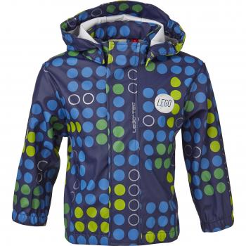 Legowear Boys Josh 207 Rain Polka Dot Coat, Midnight Blue, Toddler Size (86)