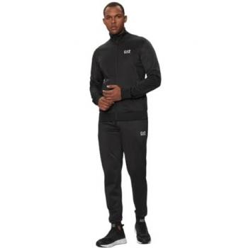 EA7 Emporio Armani Trainingsanzug Herren Schwarz Regular Fit