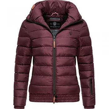 Marikoo Damen Wintersteppjacke – Poision – Rot – L