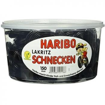 Haribo Lakritz Schnecken, 1 Packung (1,5 kg)