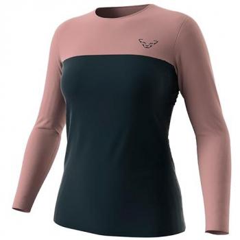 Dynafit Women's Traverse S-Tech Longsleeve Funktionströja Dam Größe XS/S Farbe schwarz