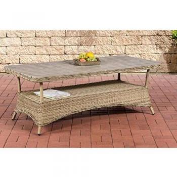 Lounge-Tisch Pandora 160x80 cm WPC Alu Gestell Natura