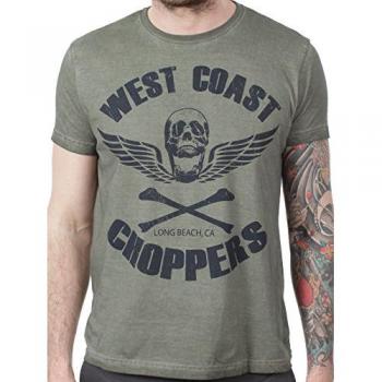 Maglietta Taped Rossa di West Coast Choppers