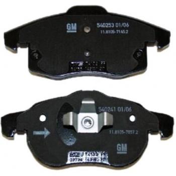 ASHIKA Bremsklötzchen Set – Scheibenbremse 50‑00‑011 für SAAB OPEL