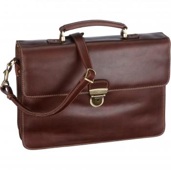Picard Toscana Leather Messenger Bag 37 cm Brown