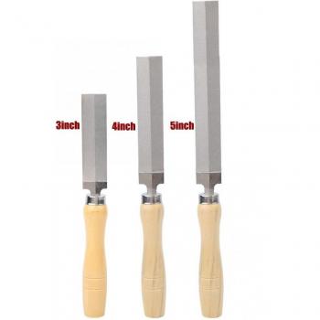 Lima Rómica 5 de Madera Artesanal, Ideal para Metal y Carpintería