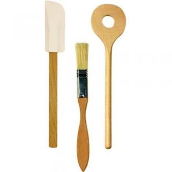 Casseroles Bio‑Bark – 18 × 6 cm, bois naturel, ensemble de 3