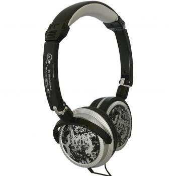 Auricolari DJ professionali con adattatore per iPhone di Amarina model DJ310 Neri