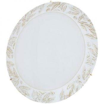 Serena Decorative Flush Ceiling Light 2 Light 24 Carat Gold