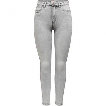 Only Femme Jeans Slim Mila Life Gris Clair – Taille Standard