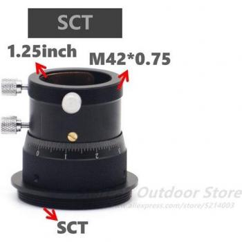 Mise au point StarPal 1,25 M42 T2 SCT avec anneau de compression