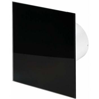 Ventilateur de Ventilation Mur Plafond 125mm Noir Brillant