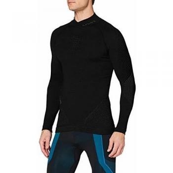 UYN Herren Fusyon Uw Unterhemd, Schwarz/Anthrazit, S/M