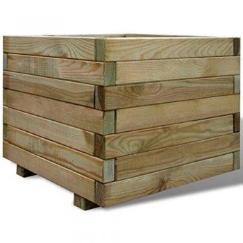 Wooden Square Planter 50x50x40 cm