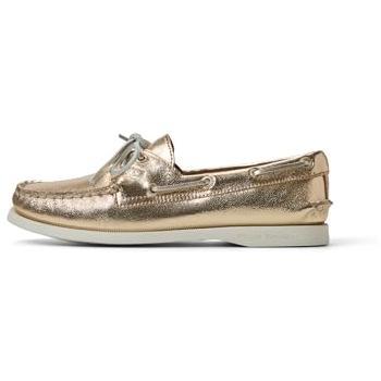 Sperry Women’s Golden 2‑Eye Boat Shoe, Leather Finish