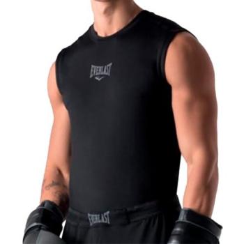 Camiseta Everlast Negra de Compresión para Hombre Talla L