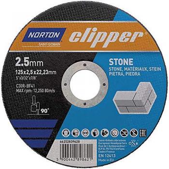 Pied-de-biche Disque coupe pierre C30R 125 x 2,5 x 22,23 mm FP