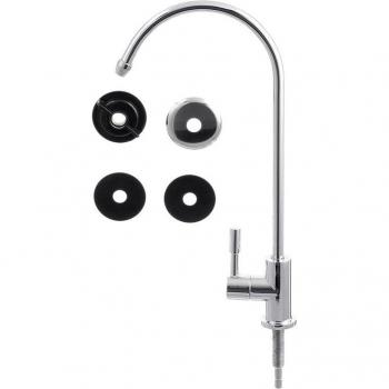Robinet de cuisine en chrome pour filtration d'eau 1/4 pouce