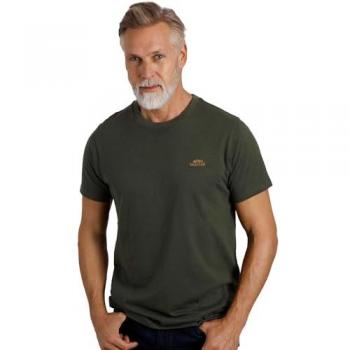 Weird Fish Fished Organic T-Shirt Fir Green