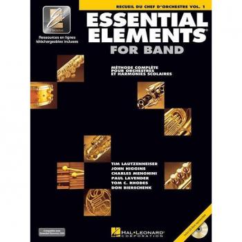 Méthodes et pédagogie HAL LEONARD ESSENTIAL ELEMENTS VOL.1 + CD