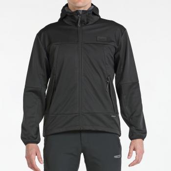 Abrigo Hombre 8000 Negro Santafe con Tecnología Softshell