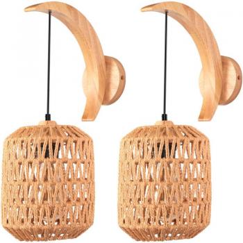 Indoor Hemp Rope Ceiling Lamp
