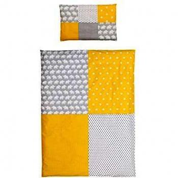 Completo Letto ULLENBOOM ® Elefanti Giallo