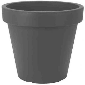 Vaso Decorativo Antracita Ø30x26,5cm