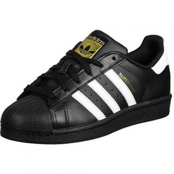 Adidas Superstar J, Basket Mode Garçon, Noir, 36 EU