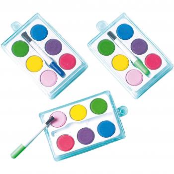 Pack de 12 Mini Pinturas para Niños Liragram 4.7 x 3.7 x 1.2 cm