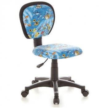 Kiddie Office Chair – verstellbare Rückenlehne, Netzstoff-Fisch-Design